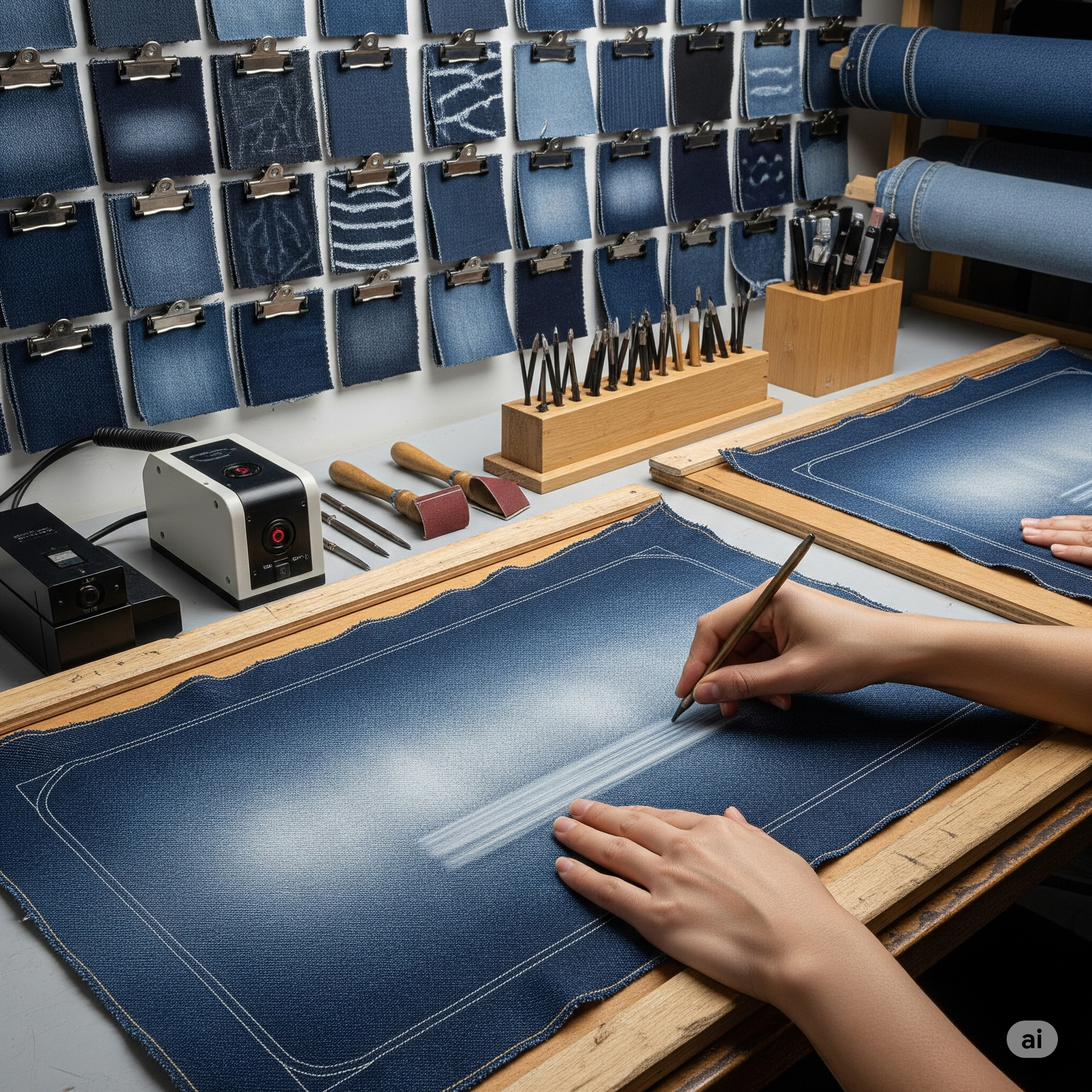 Spray Booth & Whiskering